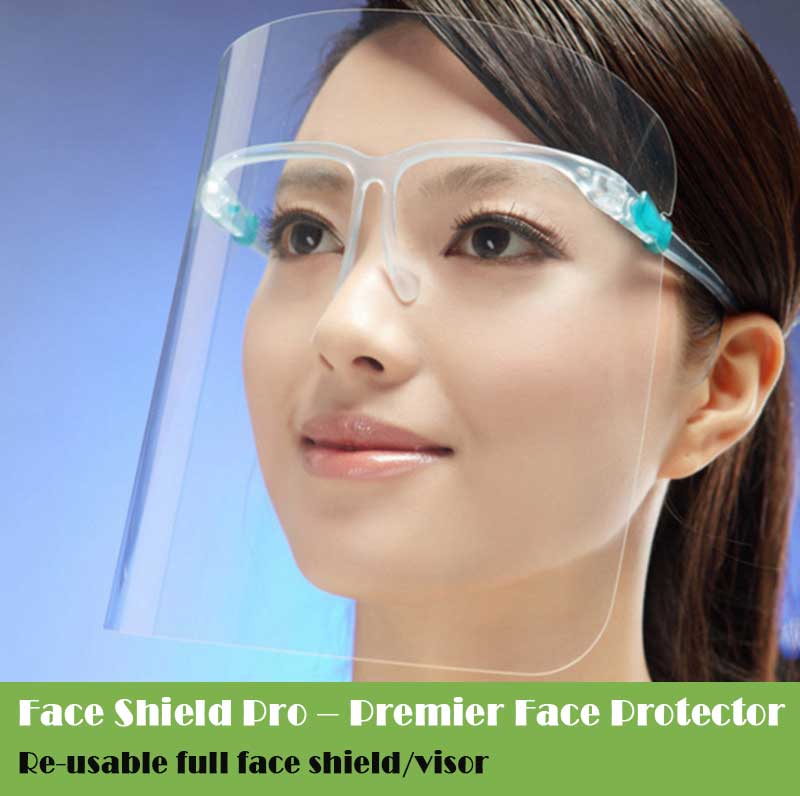 Protector facial y gafas PET Protector facial Premier