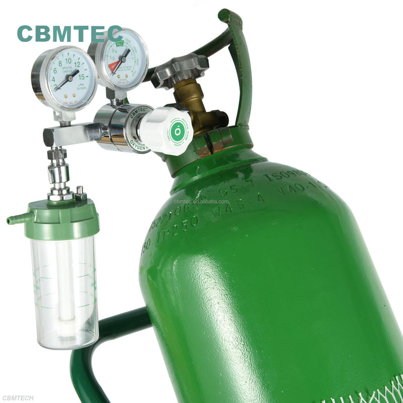 High Pressure Oxygen Cylinders 10L with Valve Guards CBM Technologies