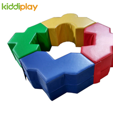 幼儿园俄罗斯积木创意凳可爱软包凳卡通软体小凳区角沙发圆凳子