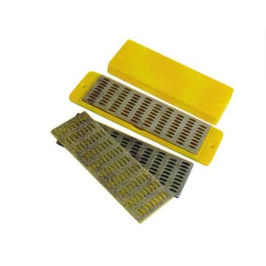 3 Stück / Set Diamantmesserschärfer mit einer Plastikbox