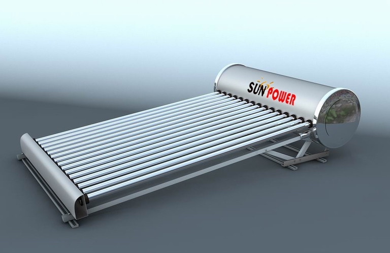Calentador de agua solar comercial de baja presión de agua caliente