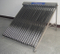 Calentador solar de agua de panel plano y tubería de calor dividida