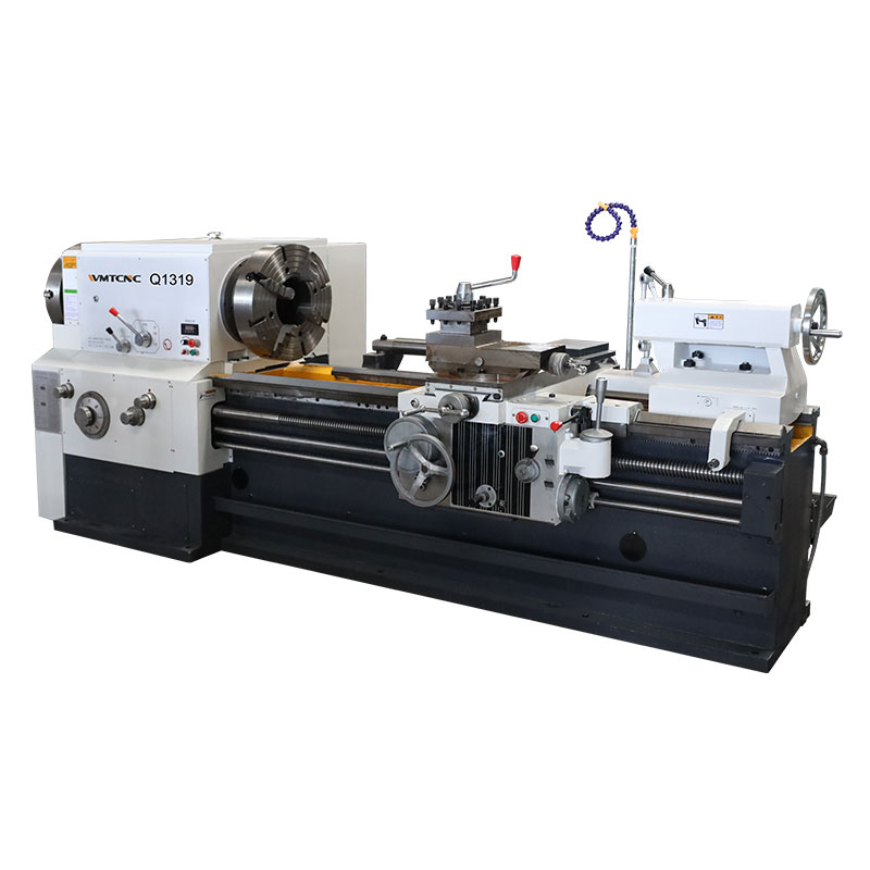 Q1319 200mm Big Spindle Bore Pipe Threading Lathe Machine with CE Protection