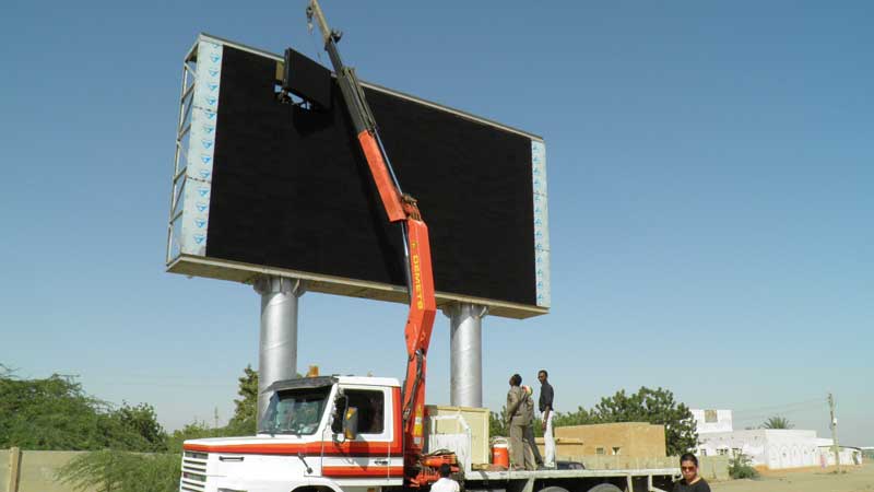 Installieren Sie LED -Billboard -Struktur -Experte in China