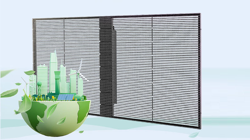 Révolutionner l'architecture : affichage à LED transparent pour mur-rideau en verre de construction