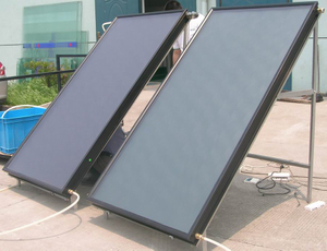 Colector solar de placa plana con vidrio templado