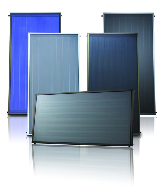 Colector solar térmico de placa plana residencial