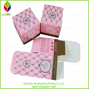 特别的表面烫印处理化妆品可折叠包装卡纸盒