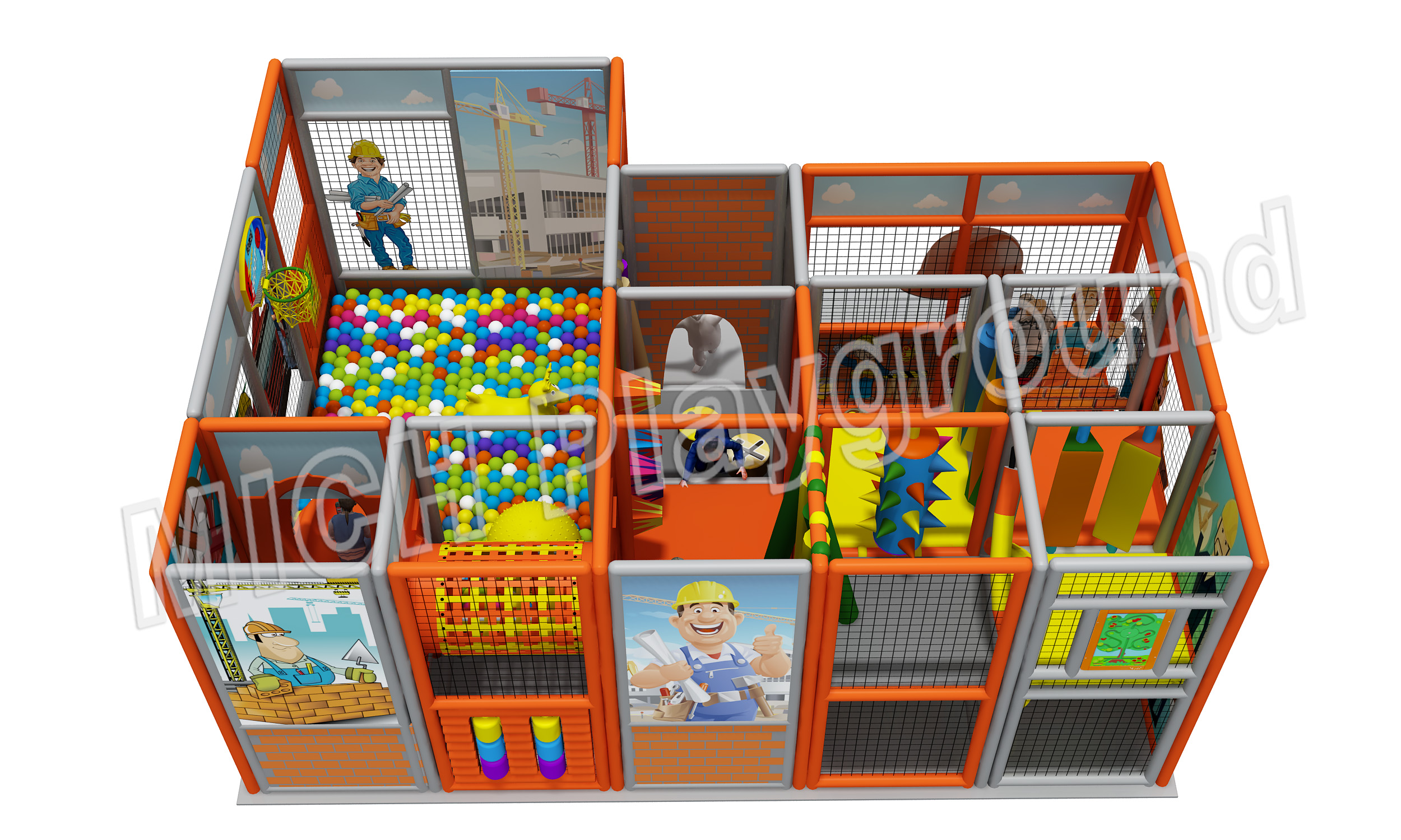 Mich Funny Indoor Amusement Playground 6608A