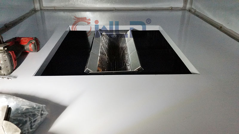 Spray Booth With Direct Fire Burner