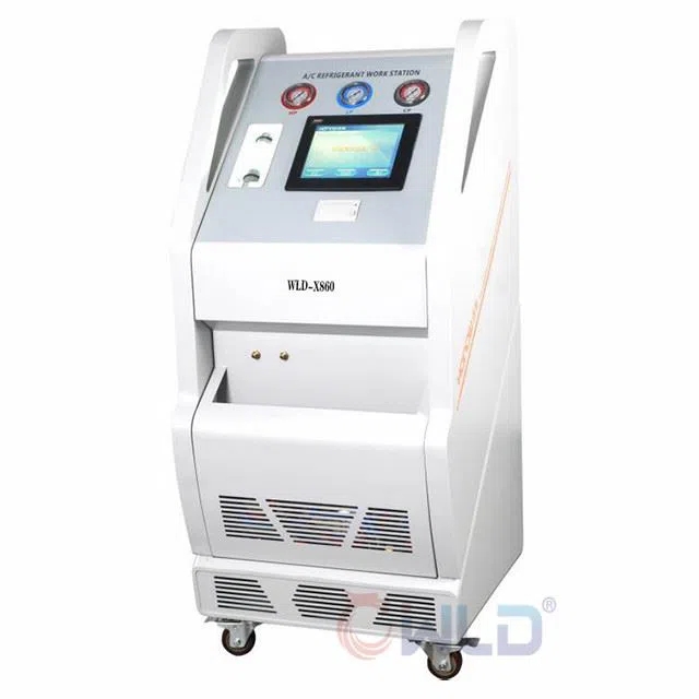 WLD-X860 Fully Automatic A/C System Flushing & Oil Exchange Machine