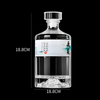 500ml glass liquor bottle with heavy base