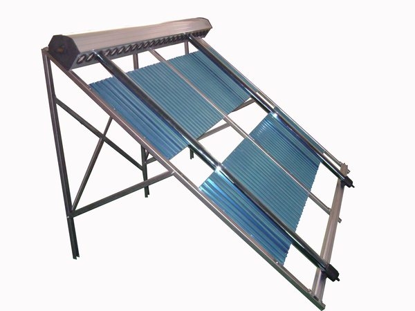 Calentador de agua solar presurizado de tubo de calor al aire libre