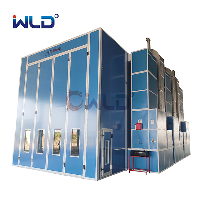 Bus Spray Booth With 3D Lifter
