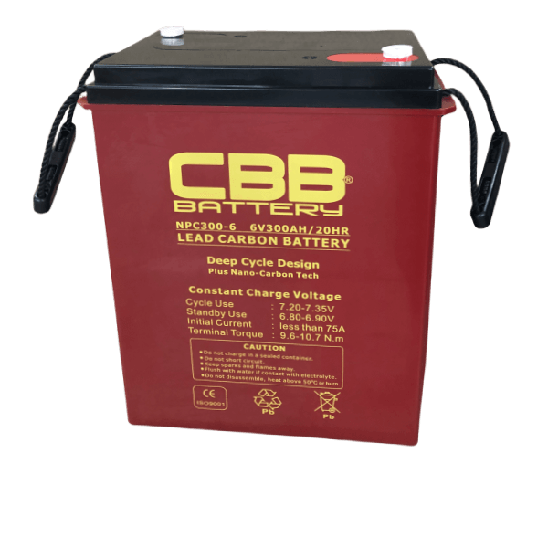 6V300AH High Quality Deep Cycle Lead Carbon Battery NPC300-6