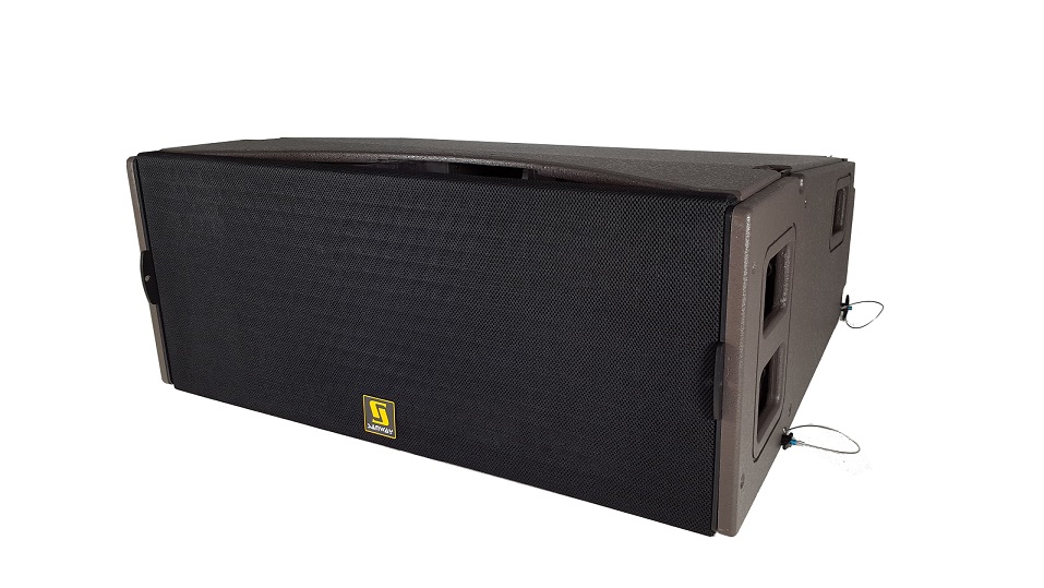 KUDO Tri Way Dual 12 pouces Pro Audio Line Array Speaker Box