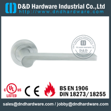 Aço inoxidável 304 retângulo tubular alavanca alavanca sólida para porta do escritório- DDSH080