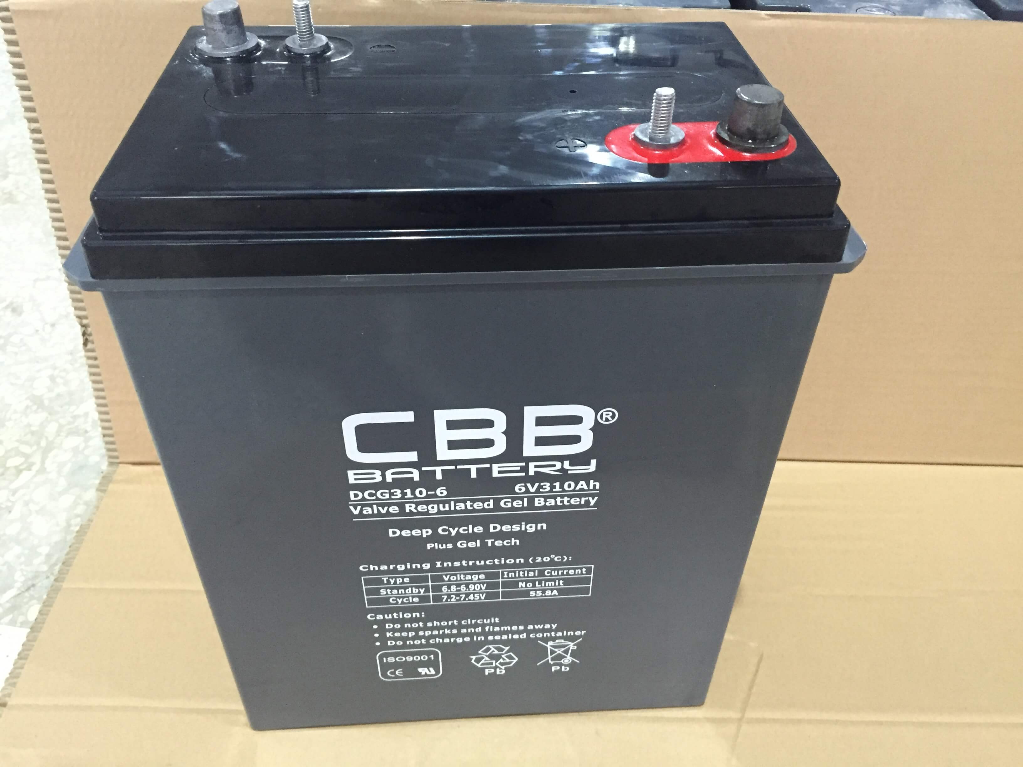 CBB® DCG310-6 Deep Cycle Gel Battery 
