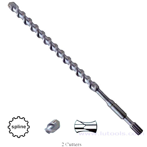 Spline Shank Hammer Bohrer 2 Flöten 2 Cutter (HD-009)