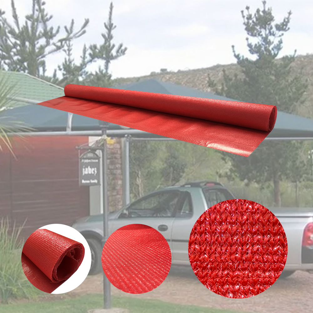 95% Shading Rate Encryption Red Waterproof Shade Net