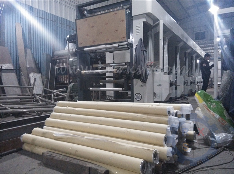 Machines d'impression et d'empaquetage using le rouleau de guide en aluminium