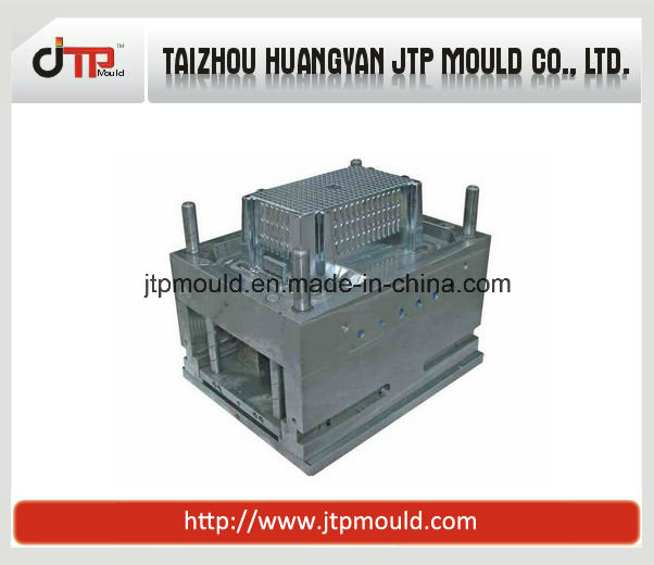 Molde de caja de plástico apilable