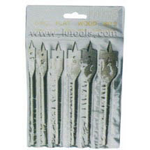 6 Stück Holz Flat Bit Set
