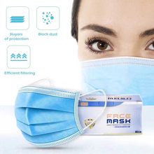 Mascarilla protectora civil desechable de 3 capas