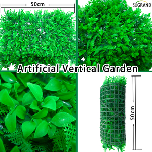  Jardín al aire libre UV Protegido de plástico de hierba verde de plástico