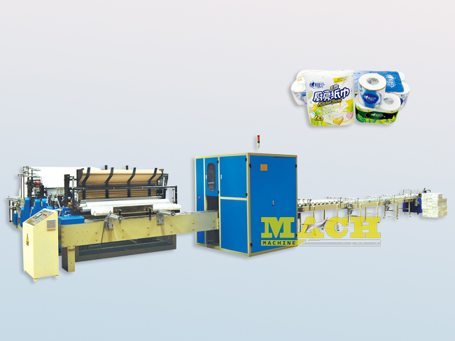 High Spped Toilet Tissue Paper & Kitchen Towel Processing Machine / Production Line