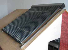 Calentador de agua solar a presión de acero inoxidable con tubo de calor