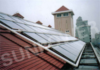 Colector solar de placa plana Spfp (CE & SOLAR KEY MARK)