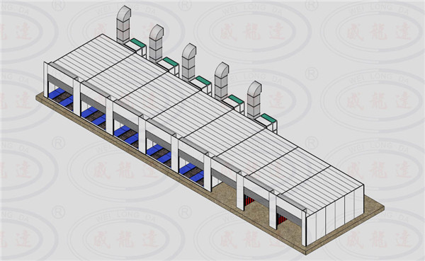 8 Combined Paint Booth Lines