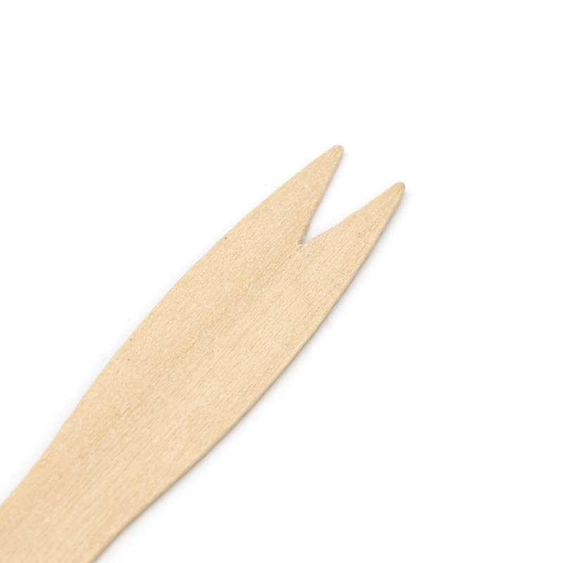Биоразлагаемые деревянные одноразовые вилки для чипсов