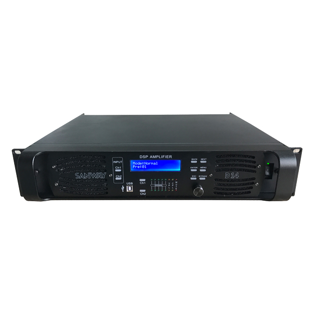 D14 7000W Stereo-DSP-Netzwerk-Leistungsverstärker mit Wifi-Funktion
