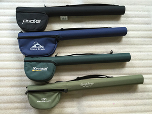 cordura fly rod tube with reel pouch