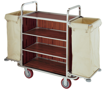 Stainless Steel Guestroom Service Trolley (FW-06)