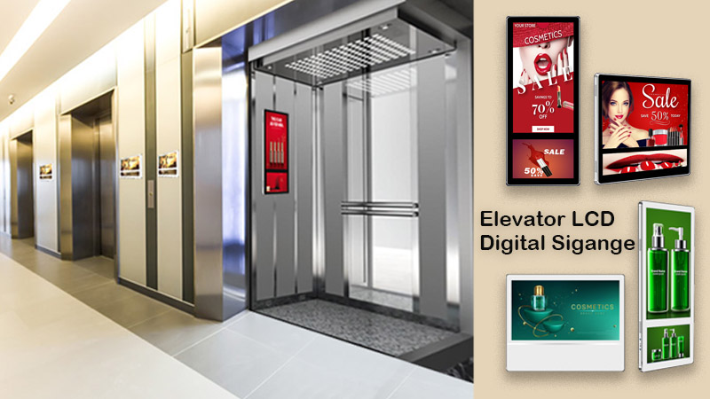 Por qué elegir la señalización digital LCD LCD para la publicidad en la cabina del ascensor