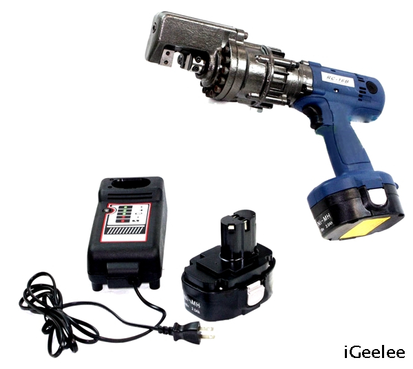 iGeelee Battery Powered Cordless Rebar Cutter RC16B for cutting off construction rebar,deformed