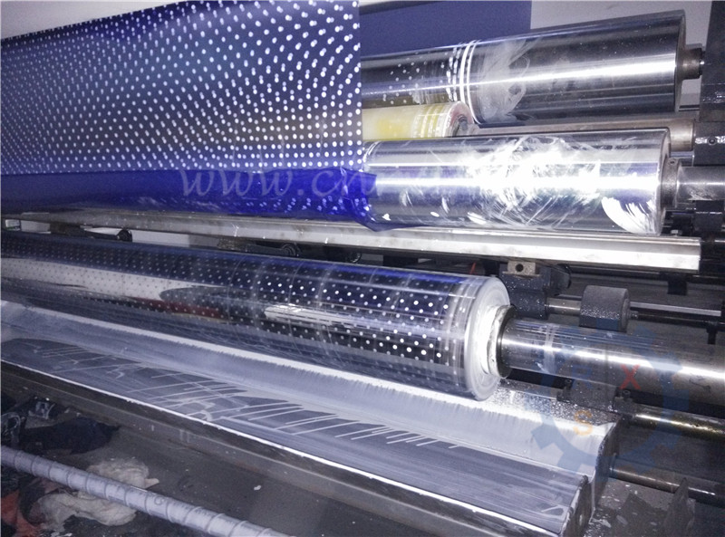 machine d'impression large de rotogravure de format de 2000mm pour le PVC