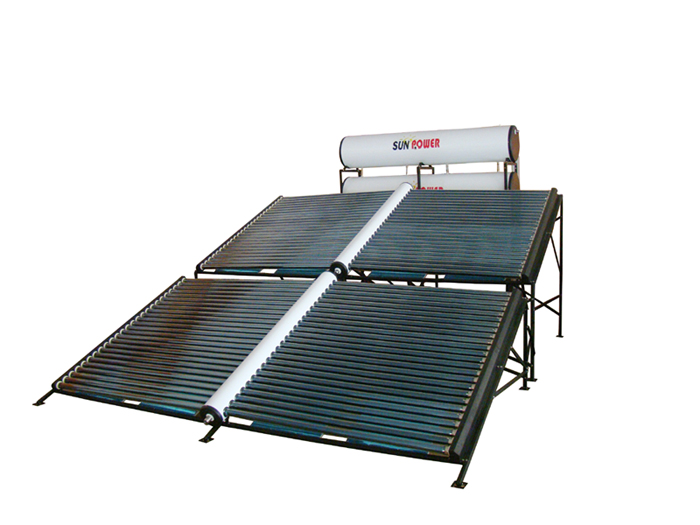 Proyecto de calentador de agua solar comercial doméstico