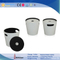 wholesale housewares leather storage bucket with round lid