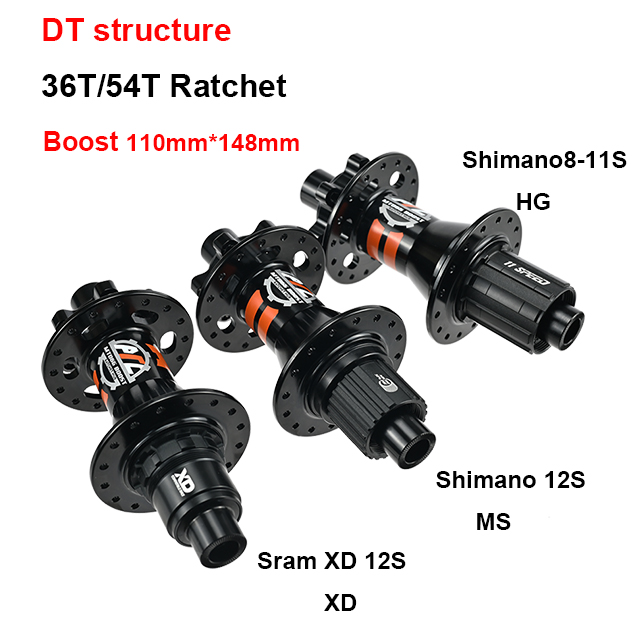 Boost DT 36T/54T Ratchet Shimano8-11s HG Bicycle Hub