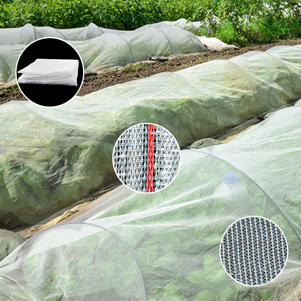 Agricultura Protección contra invernaderos Nets de malla de insectos plásticos Vegetales de jardín