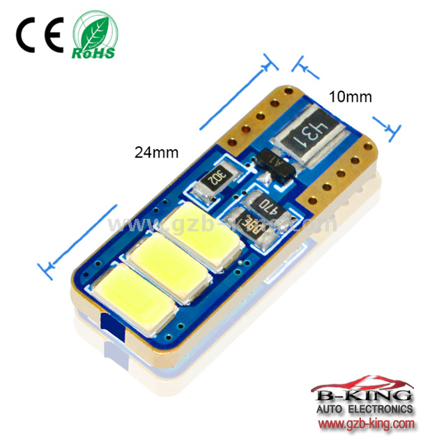  New arrival T10 3x5630SMD canbus led bulb