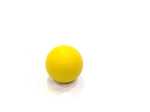 Yellow lacrosse therapy fitness balls for muscle realse