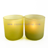 High Quality Home Decorative Empty Glass Candle Holders with Lids