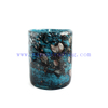 handmade unique glass candle jar 700ml handblown art candle holder for Holiday Wedding Party Celebration
