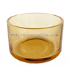 650ml 21oz empty amber luxury glass candle jars for candle making 