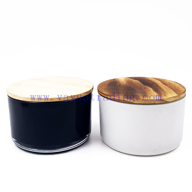 Electroplated Luxury Popular Iridescent Candle Jar Luxury Glass Candle Holders With Lids